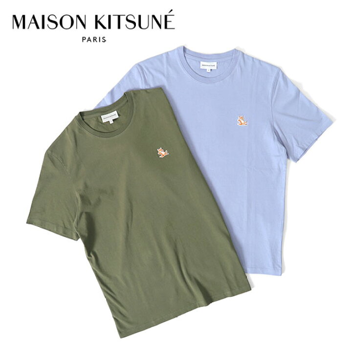 楽天市場】Maison Kitsune メゾンキツネ チラックスロゴ Tシャツ  