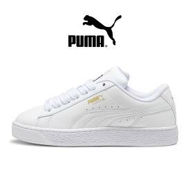 PUMA プーマ Suede XL Leather スエード レザースニーカー 397255 シューズ 白 メンズ レディース