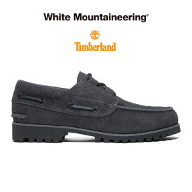 White Mountaineering × Timberland ホワイトマウンテニアリング ティンバーランド 3 EYE LUG スリーアイ ハンドソーン ウォータープルーフ ボートシューズ WM2471802 メンズ