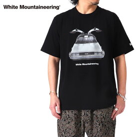 White Mountaineering × BACK TO THE FUTURE ホワイトマウンテニアリング バックトゥザフューチャー デロリアン Tシャツ WM2471523 コラボ メンズ