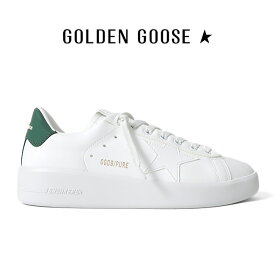 Golden Goose ゴールデングース PURE STAR ピュアスター レザーシューズ GMF00197.F004753.10502 白緑 メンズ