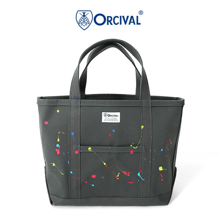 楽天市場】ORCIVAL オーシバル ペイント キャンバス トートバッグ 