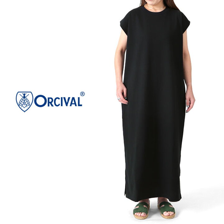 楽天市場】ORCIVAL オーシバル スリーブレス ドレスワンピース OR  