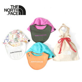 THE NORTH FACE ノースフェイス ハット＆ビブセット NNB02211 ベビー スタイ 帽子 ギフト プレゼント 出産祝い