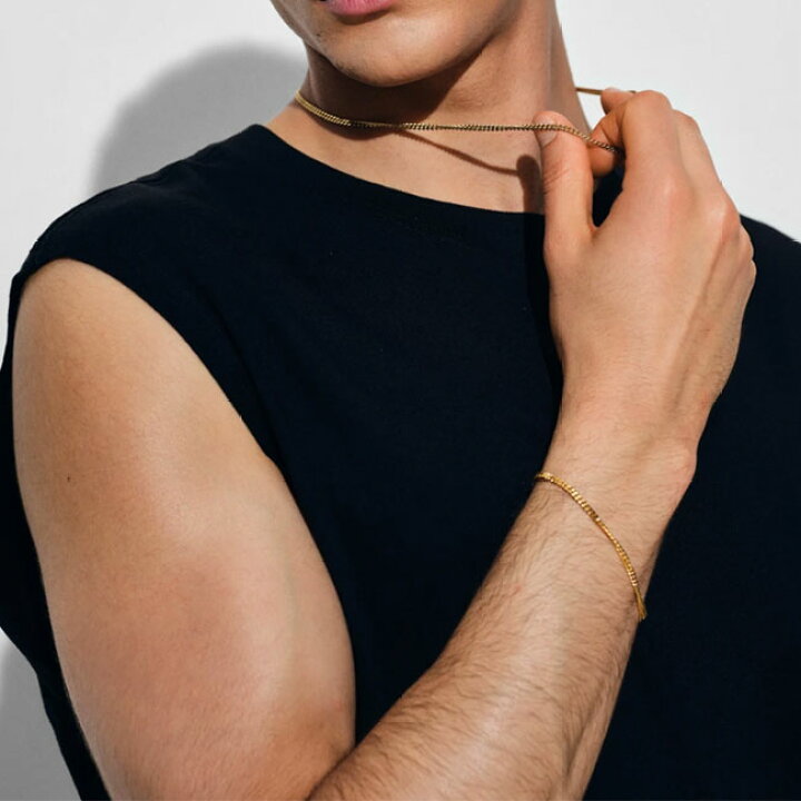 楽天市場】TOMWOOD トムウッド Curb Bracelet M Gold ゴールド 