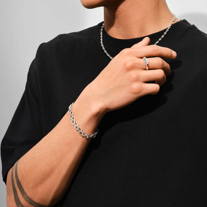 楽天市場】TOMWOOD トムウッド Vintage Bracelet 7.7 inch シルバー  