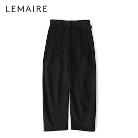 LEMAIRE ルメール ブラックデニム ツイスト ベルテッドパンツ PA326 LD1000 ジーンズ ジーパン メンズ レディース