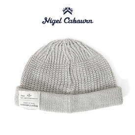 Nigel Cabourn ナイジェルケーボン リネン ラベルロゴ ニットキャップ 80480066012 ビーニー 帽子 メンズ レディース