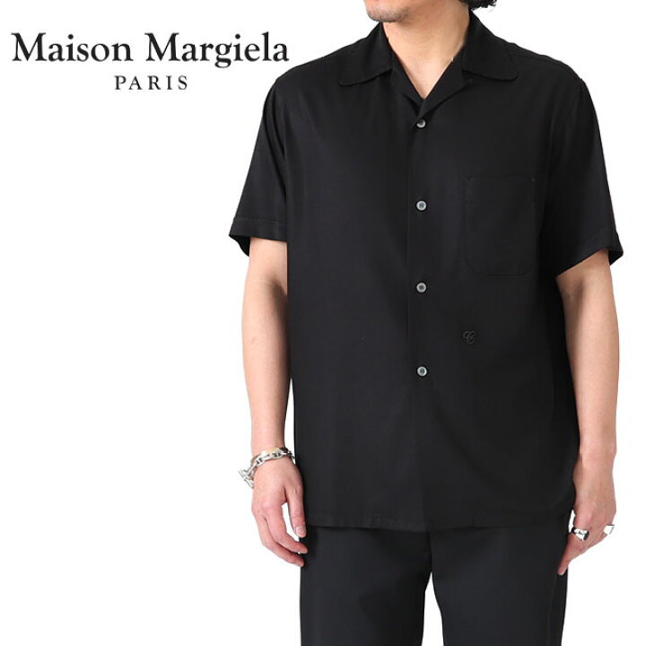 楽天市場】Maison Margiela メゾンマルジェラ レーヨン オープンカラー 
