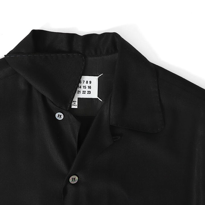 楽天市場】Maison Margiela メゾンマルジェラ レーヨン オープンカラー