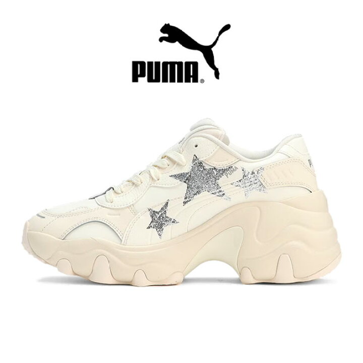 楽天市場】PUMA プーマ パルサーウェッジ ラメスター 厚底 スニーカー 