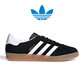 [予約商品] adidas アディダスオリジナルス GAZELLE INDOOR ガゼル インドア スニーカー JI2060 黒 シューズ ガムソール メンズ レディース