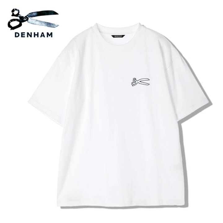 楽天市場】DENHAM デンハム CHAIN TEE 刺繍 シザーロゴ Tシャツ 半袖T 