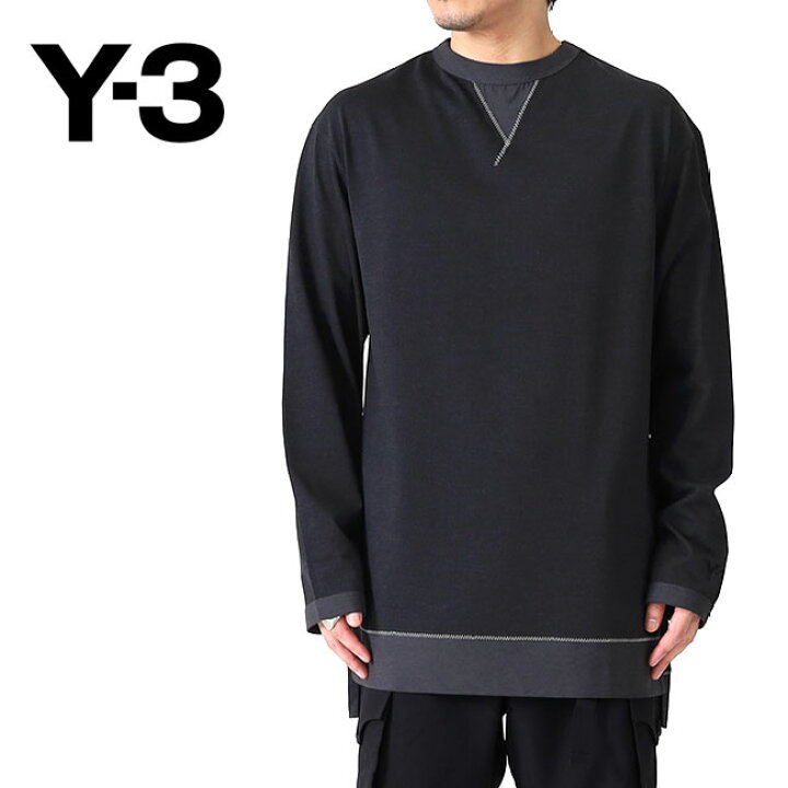 楽天市場】Y-3 ワイスリー オーガニックコットン オーバーサイズ ロンT 