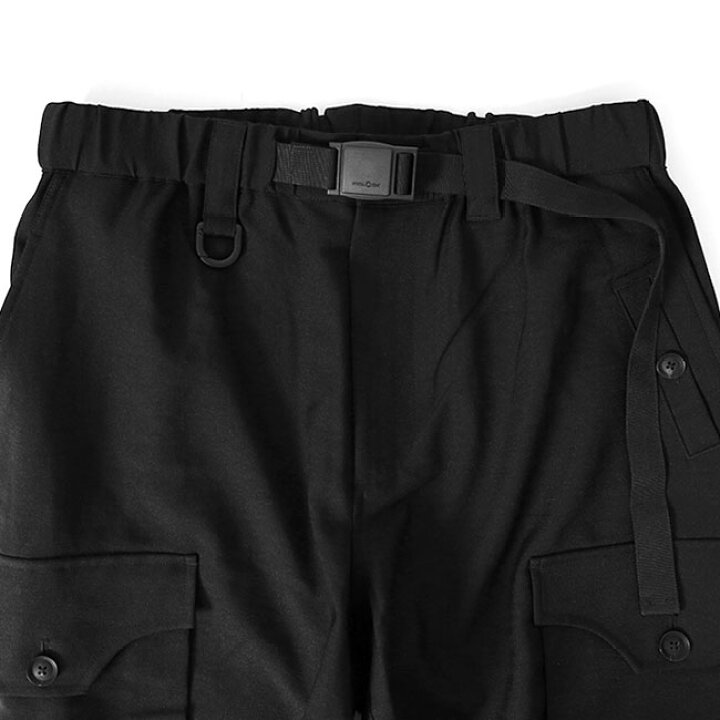 楽天市場】Y-3 ワイスリー ベルト付き カーゴパンツ IN8751 黒 