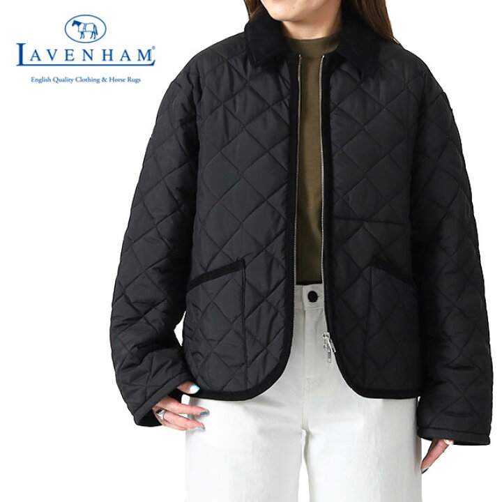 LAVENHAM キルティングジャケット フロントポケット付き 登ら