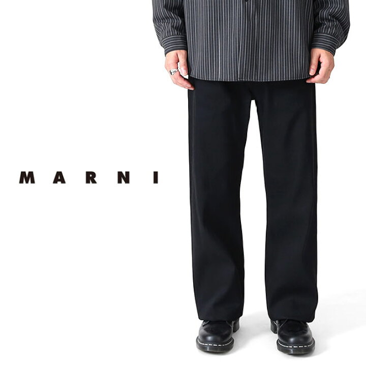 楽天市場】MARNI マルニ ストレート ブラックジーンズ PUJU0021A0 