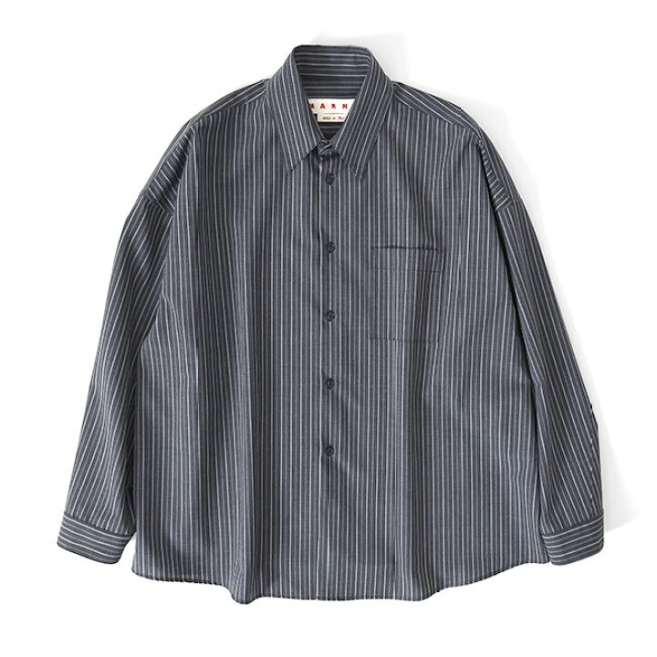 楽天市場】MARNI マルニ ストライプ トロピカルウールシャツ