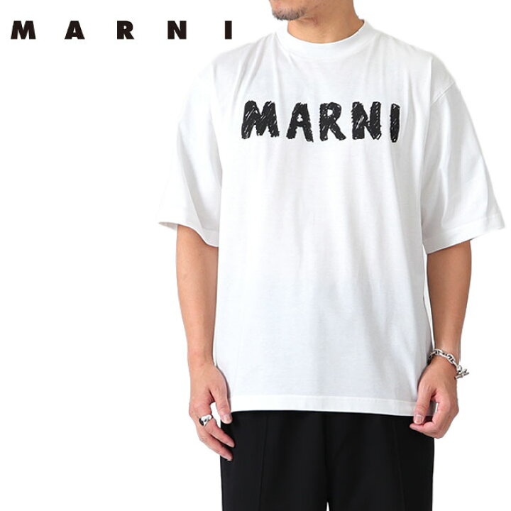 楽天市場】MARNI マルニ ロゴTシャツ HUMU0223EP USCX24 半袖Tシャツ 