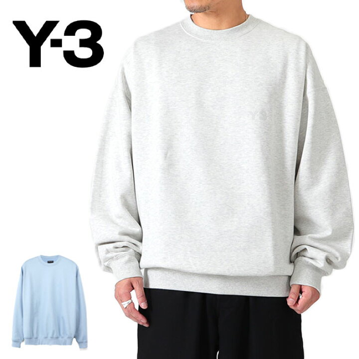 楽天市場】Y-3 ワイスリー オーバーサイズ クルーネック ロゴ 