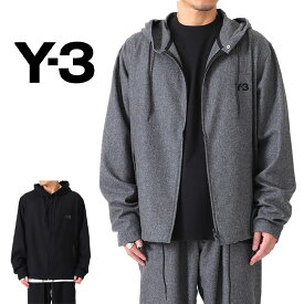 [TIME SALE] Y-3 ワイスリー フランネルウール フード付きジャケットIZ1881 JE3432 メンズ