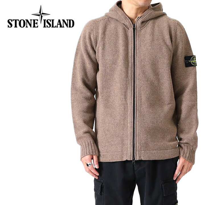 楽天市場】Stone Island ストーンアイランド MAGLIA ラムウール フード  