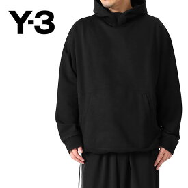 Y-3 ワイスリー オーバーサイズ プルオーバー スウェットパーカー IX0394 黒 メンズ
