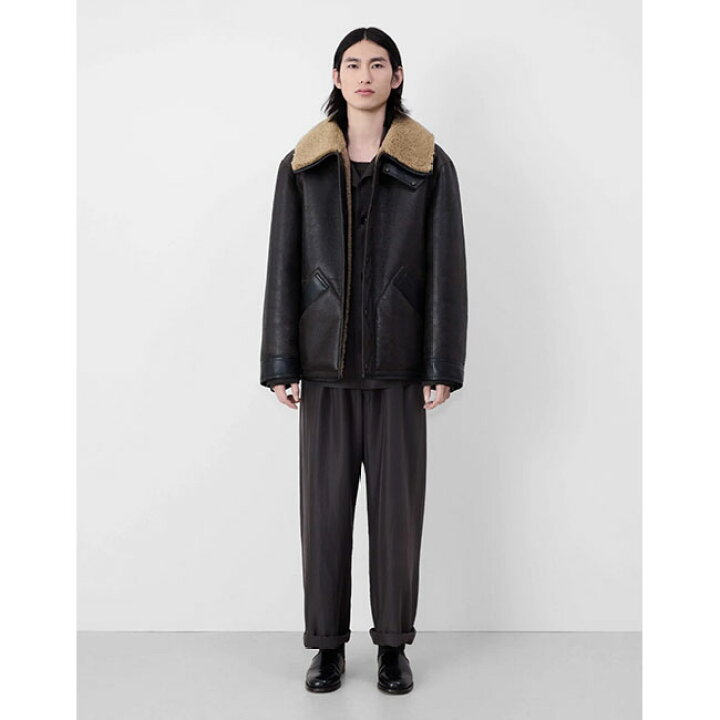 楽天市場】LEMAIRE ルメール ラムレザー シアリング ムートンコート  