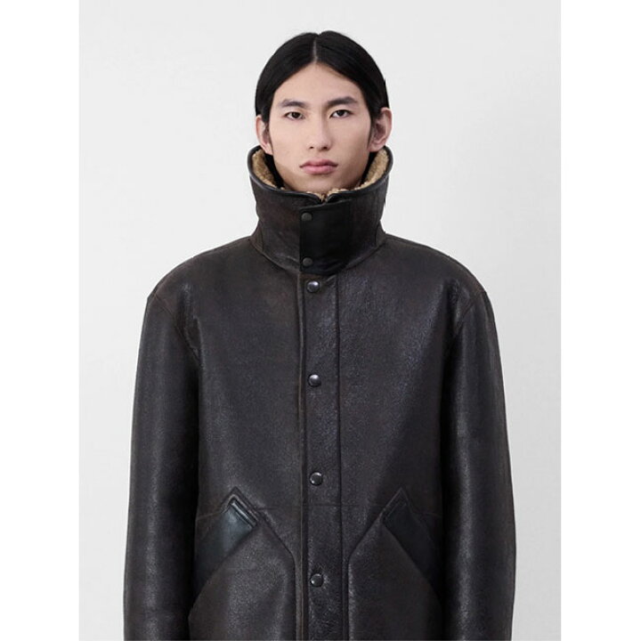 楽天市場】LEMAIRE ルメール ラムレザー シアリング ムートンコート 
