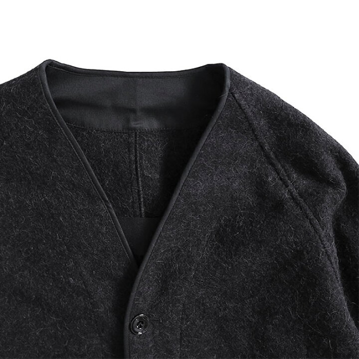 楽天市場】LEMAIRE ルメール アルパカウール ノーカラージャケット 