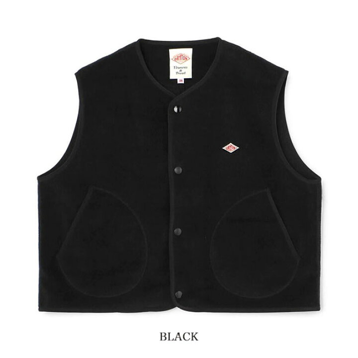 楽天市場】[予約商品] DANTON ダントン ショート丈 フリース ベスト DT 
