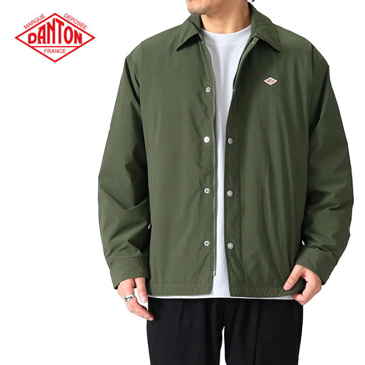 楽天市場】DANTON ダントン 中綿入り コーチジャケット DT-A0525 PNT 