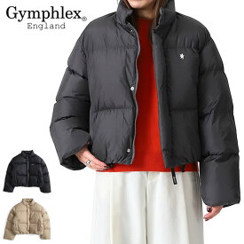 Gymphlex ジムフレックス スタンドカラー ショート丈 ダウンジャケット GY-A0555 TFE レディース