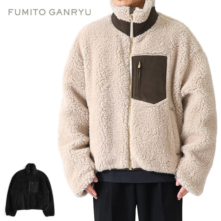 楽天市場】[SALE] FUMITO GANRYU フミトガンリュウ 2Way ボアフリース 