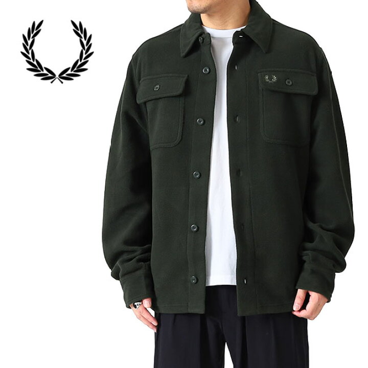 楽天市場】Fred Perry フレッドペリー フリース シャツジャケット 