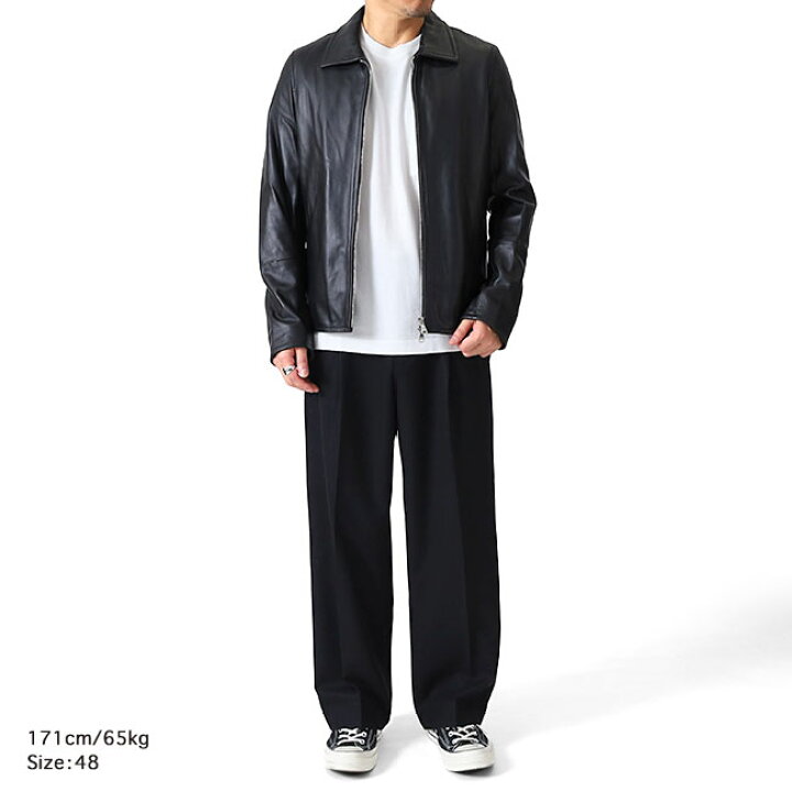楽天市場】EMMETI エンメティ ERICK エリック ラムスキン 襟付き 