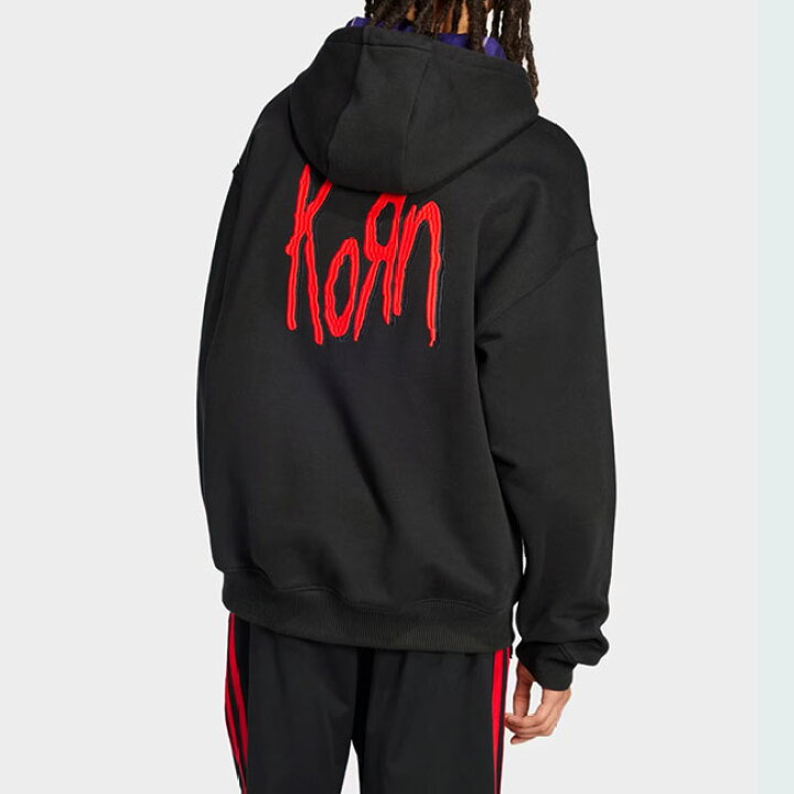 楽天市場】adidas × KORN アディダス コーン スウェットパーカー 