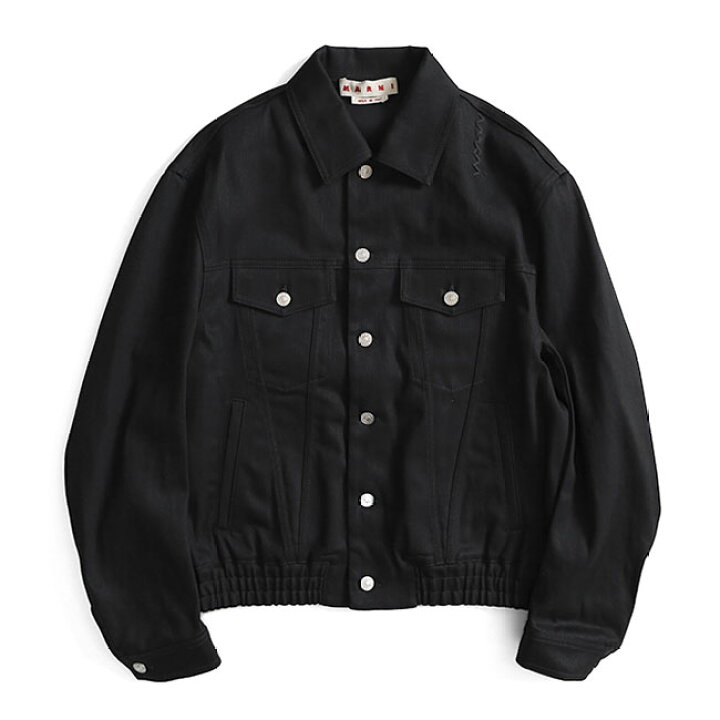 楽天市場】[SALE] MARNI マルニ 先染め ブラック デニムジャケット 