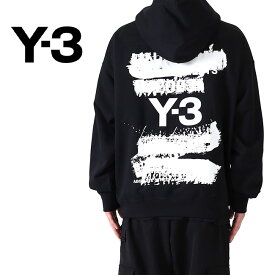 [SALE] Y-3 ワイスリー グラフィック プルオーバー スウェットパーカー JN4882 黒 メンズ