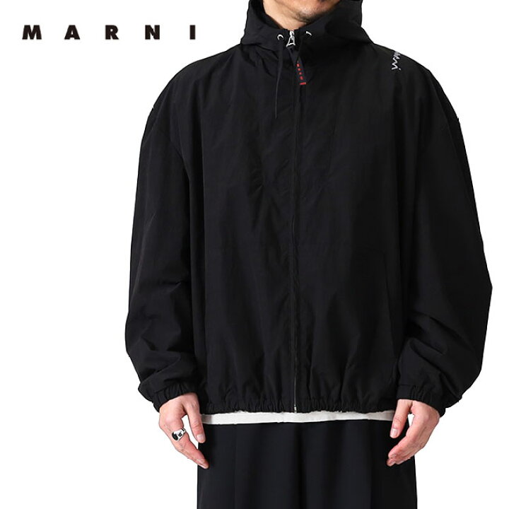 楽天市場】MARNI マルニ ナイロン フード付き ジップジャケット 