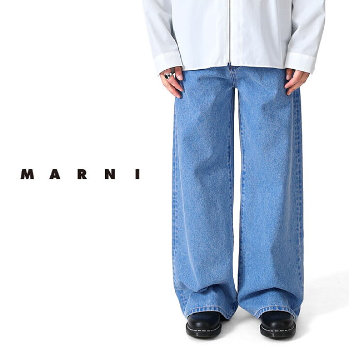 楽天市場】[SALE] MARNI マルニ ワイド ストレートジーンズ PUJU0103A0 