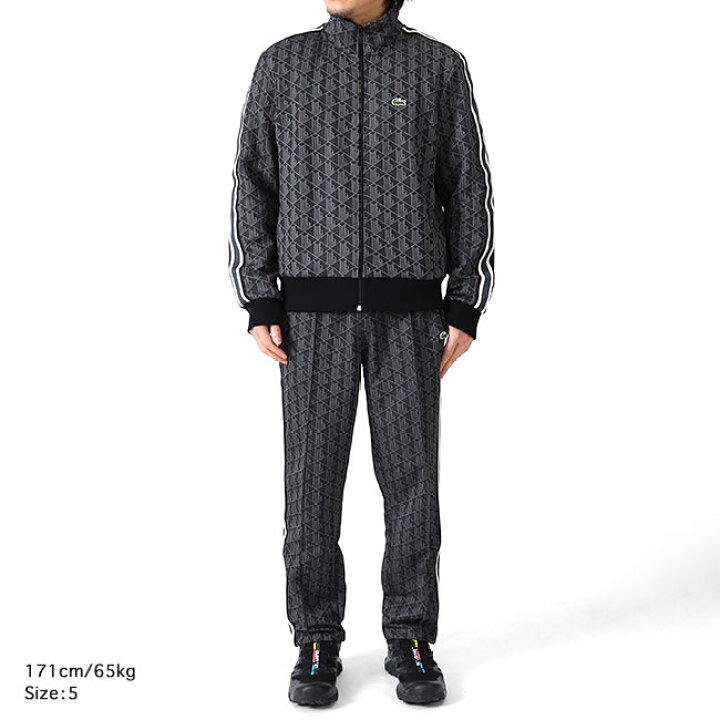 ラコステモノグラムジャージグレーブラック 新品未開封 SMサイズ 楽天 