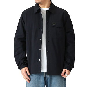 Fred Perry �t���b�h�y���[ �i�C���� �V�F���W���P�b�g J9050 �R�[�`�W���P�b�g �� �u���b�N �����Y