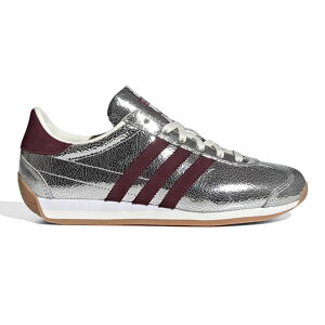 adidas originals アディダスオリジナルス COUNTRY OG W カントリー シルバーメタリック レザースニーカー JQ5111 銀 レディース