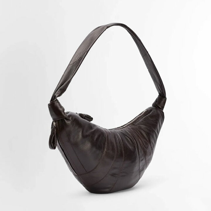 LEMAIRE ルメール ラージクロワッサンバッグ ブラウン レザー