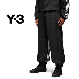 Y-3 ワイスリー 3ストライプス ナイロンパンツ JD5998 ナイロンタフタ 黒 メンズ