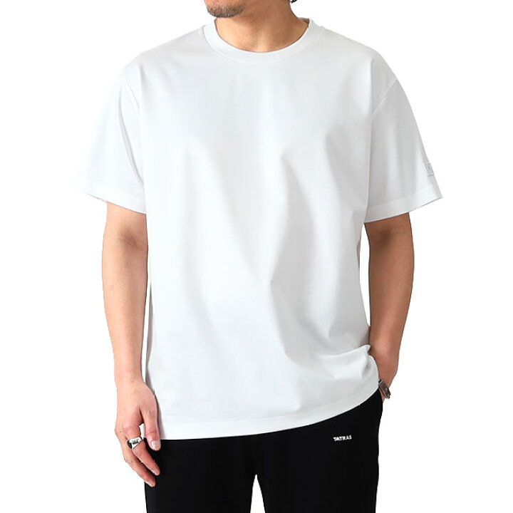 楽天市場】TATRAS タトラス CIALO チアーロ 袖ロゴ Tシャツ 無地 半袖T 