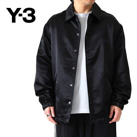 Y-3 ワイスリー オーバーサイズ ナイロン グラフィック コーチジャケット JN4883 黒 メンズ