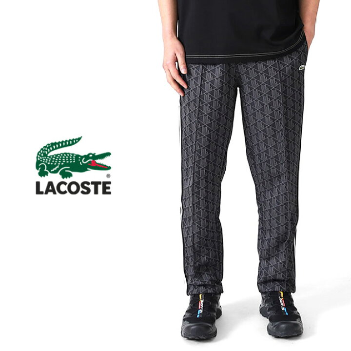 楽天市場】LACOSTE ラコステ サイドテーピング モノグラムジャカード 