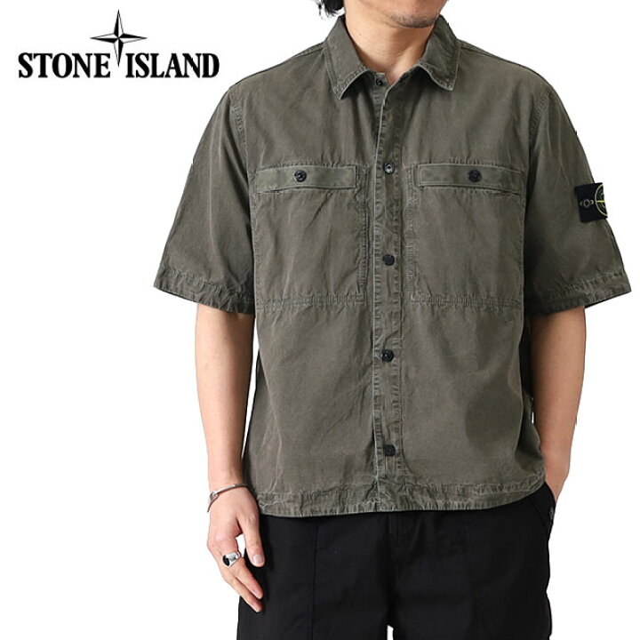 楽天市場】STONE ISLAND ストーンアイランド ブラッシュ加工 コットン 